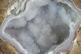 Crystal Filled Dugway Geode (Polished Half) #121729-1